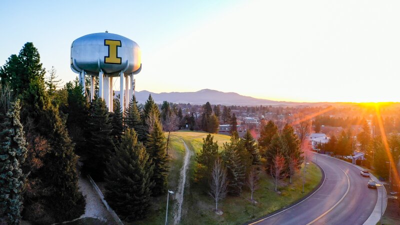 A picture of the UIdaho watertower